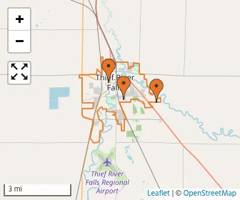 Area schools map